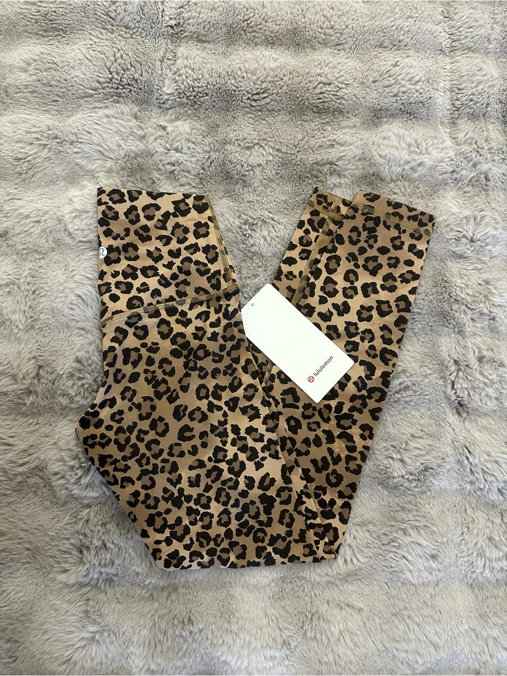 NWT Lululemon Align No Line HR Pant 25" Size 2 True Leopard Print